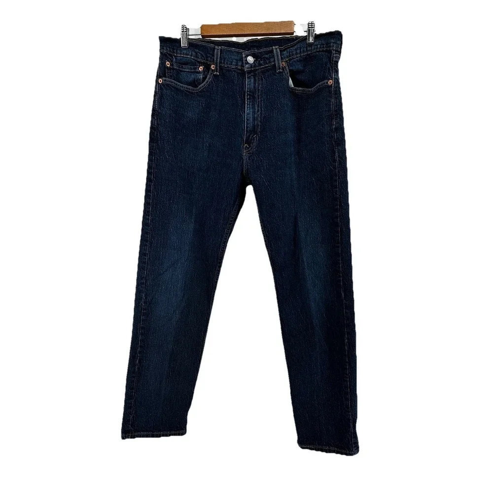 Levi's 505‎ Jeans Mens 38x32 Medium Wash Denim Classic Zip Fly